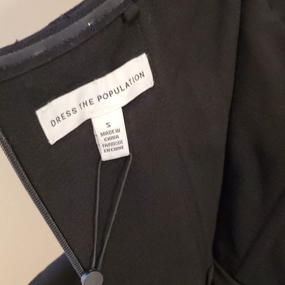 Dress The Population Kai Evening Gown In Black Size S NWT'S - Picture 8 of 12